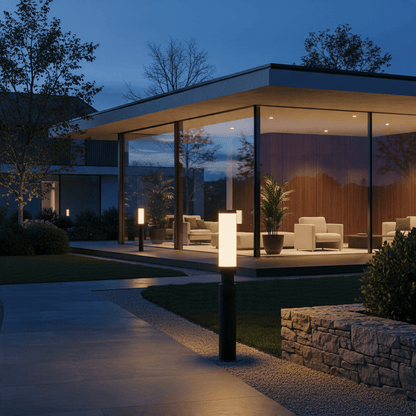 Elvora Pillar Light | Cylinder Garden Post Design