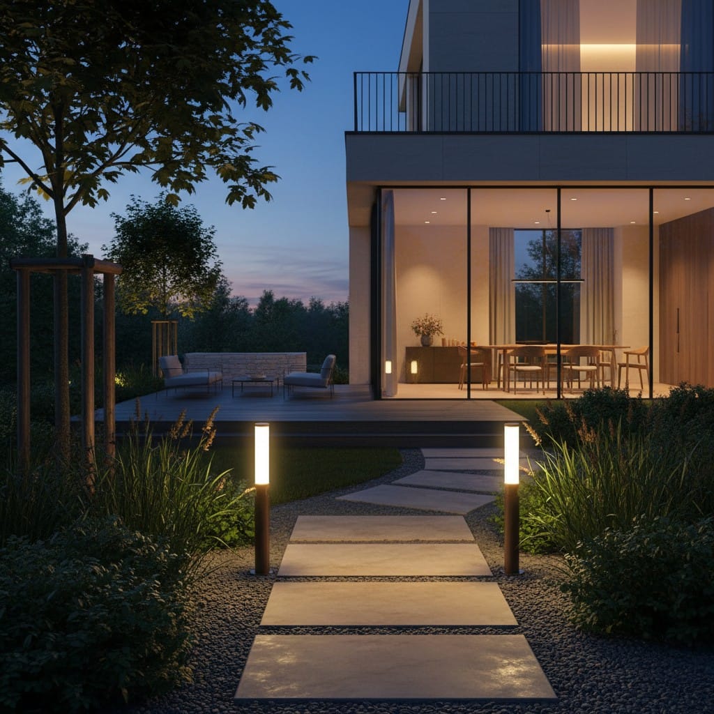 Elvora Pillar Light | Cylinder Garden Post Design