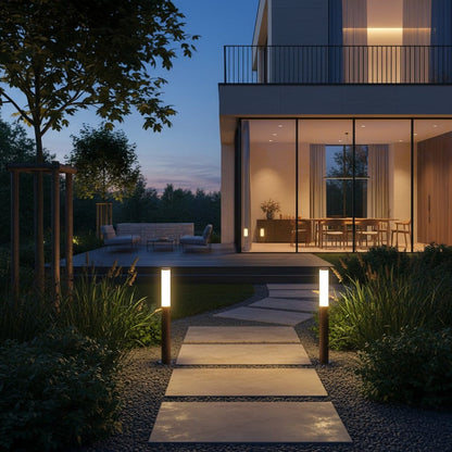 Elvora Pillar Light | Cylinder Garden Post Design