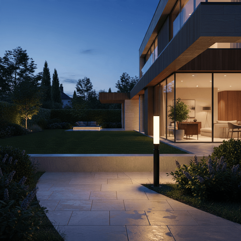 Elvora Pillar Light | Cylinder Garden Post Design