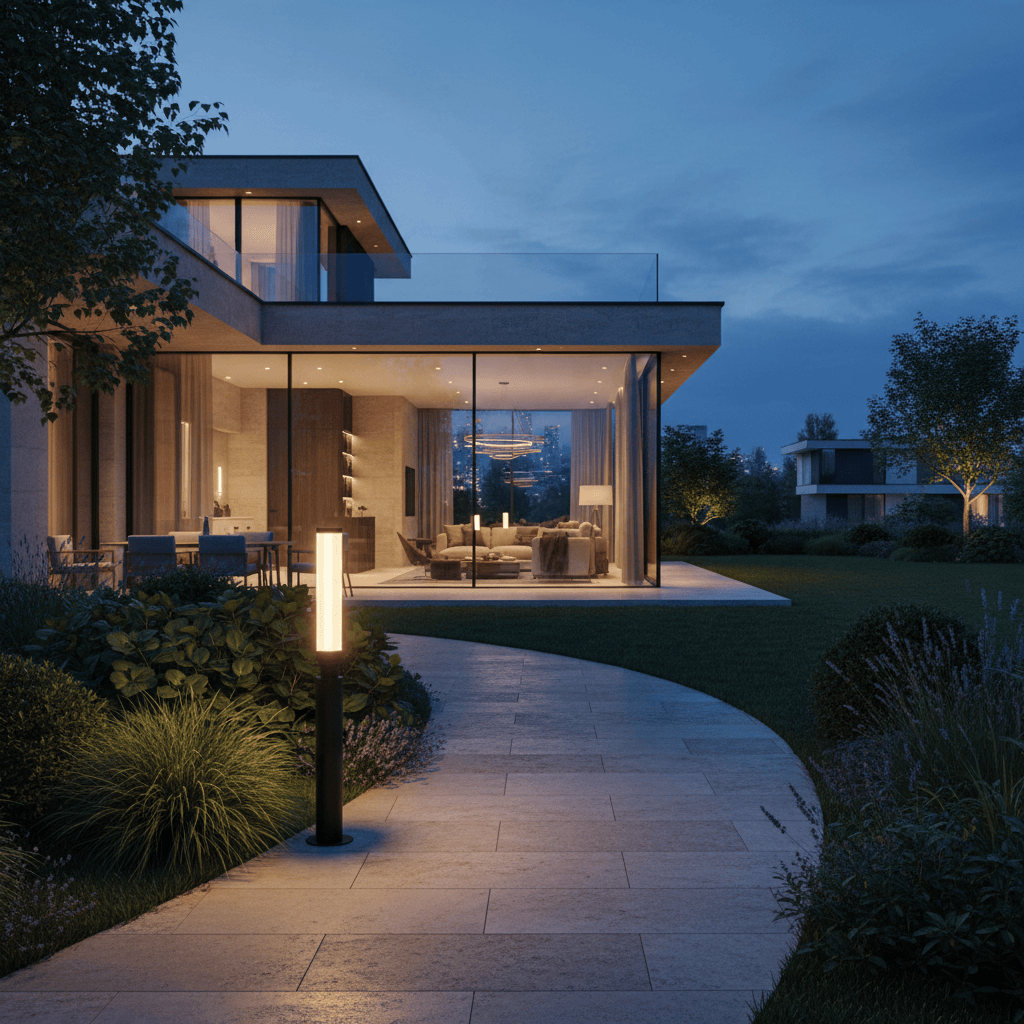 Elvora Pillar Light | Cylinder Garden Post Design