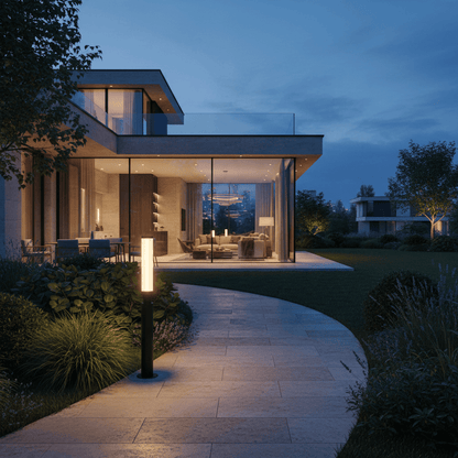 Elvora Pillar Light | Cylinder Garden Post Design