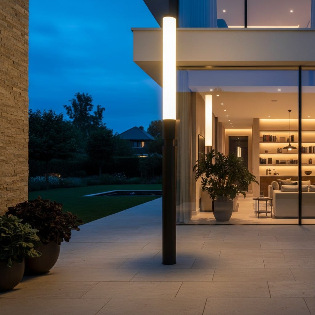 Elvora Pillar Light | Cylinder Garden Post Design