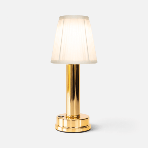 Elvora Table Lamp | Pleated Fabric Shade Design