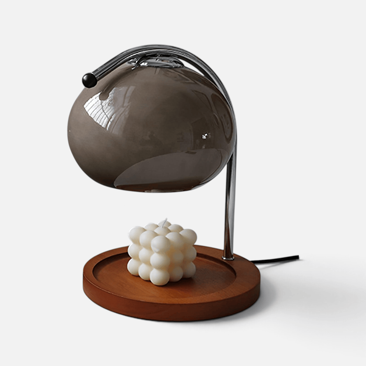 Elvora Table Light | Candle Warmer Glass Dome Design