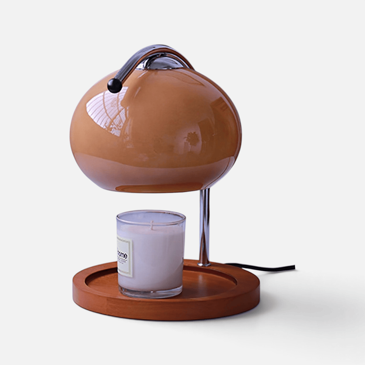 Elvora Table Light | Candle Warmer Glass Dome Design