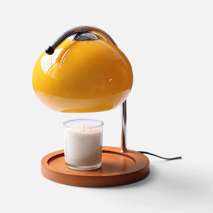 Elvora Table Light | Candle Warmer Glass Dome Design