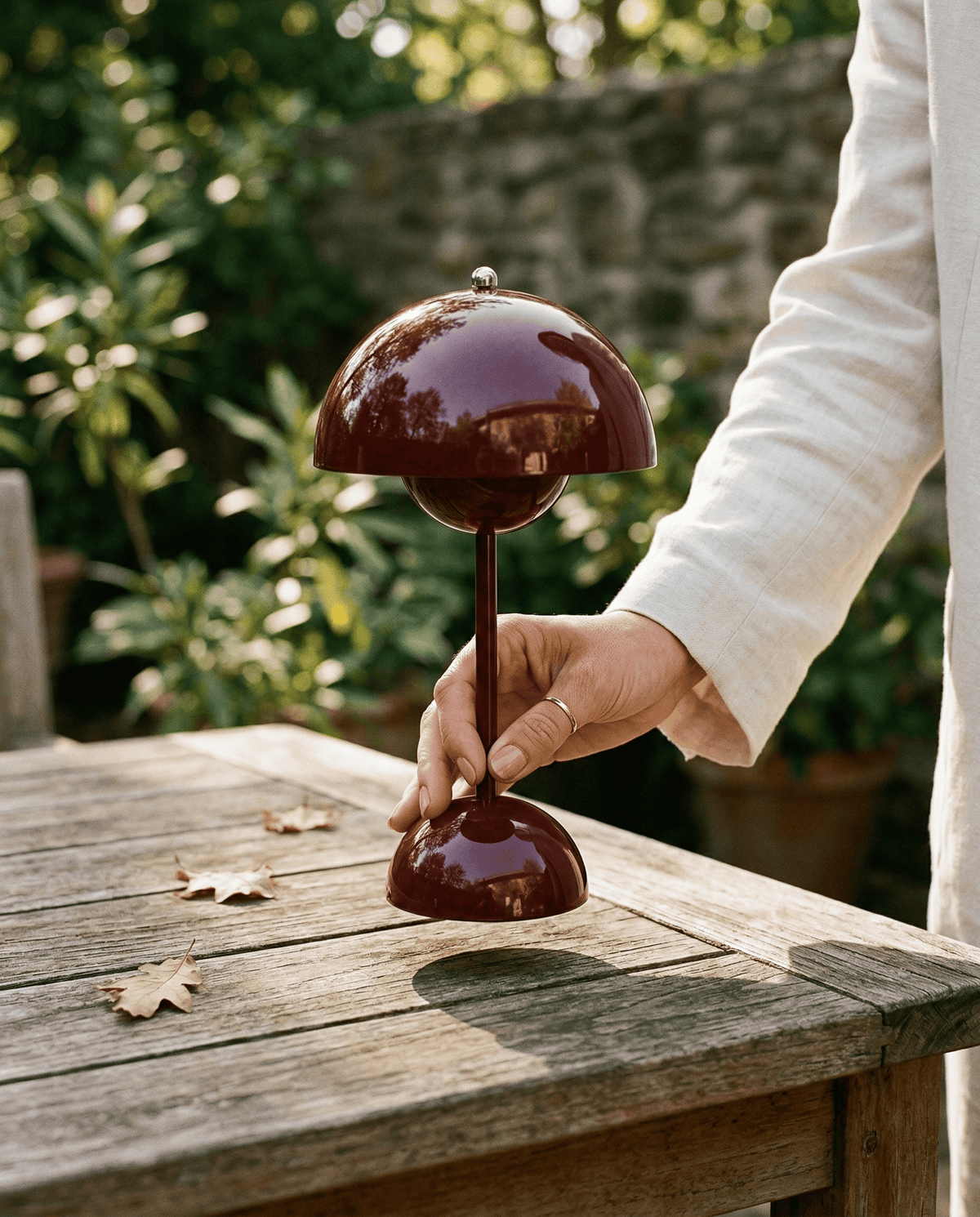 Elvora Table Light | Cordless Mushroom Touch Design
