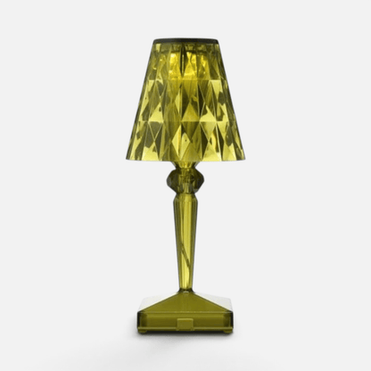 Elvora Table Light | Crystal Cut Acrylic Design