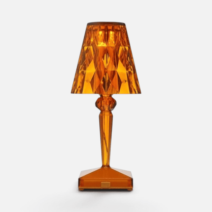 Elvora Table Light | Crystal Cut Acrylic Design