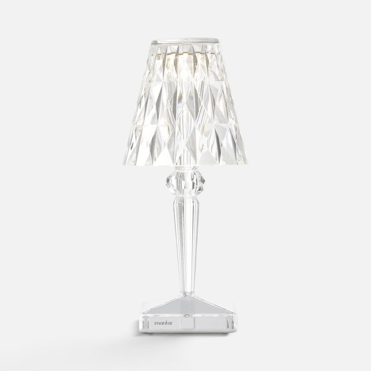 Elvora Table Light | Crystal Cut Acrylic Design