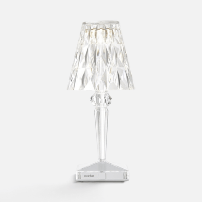 Elvora Table Light | Crystal Cut Acrylic Design