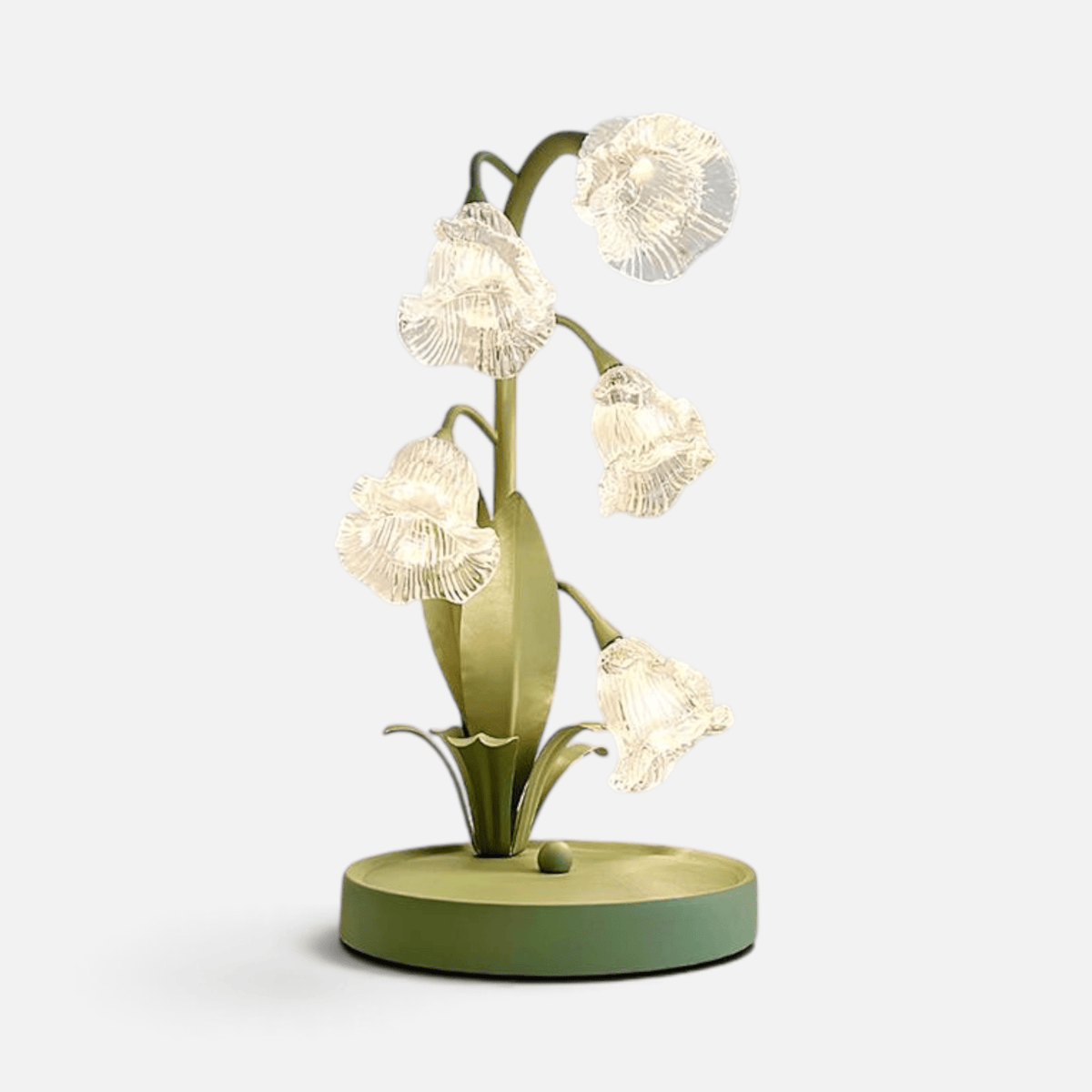 Elvora Table Light | Crystal Flower Bud Design