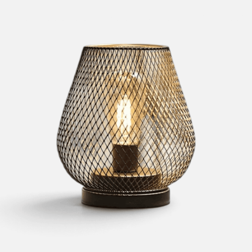 Elvora Table Light | Portable Cordless LED Metal Cage Design