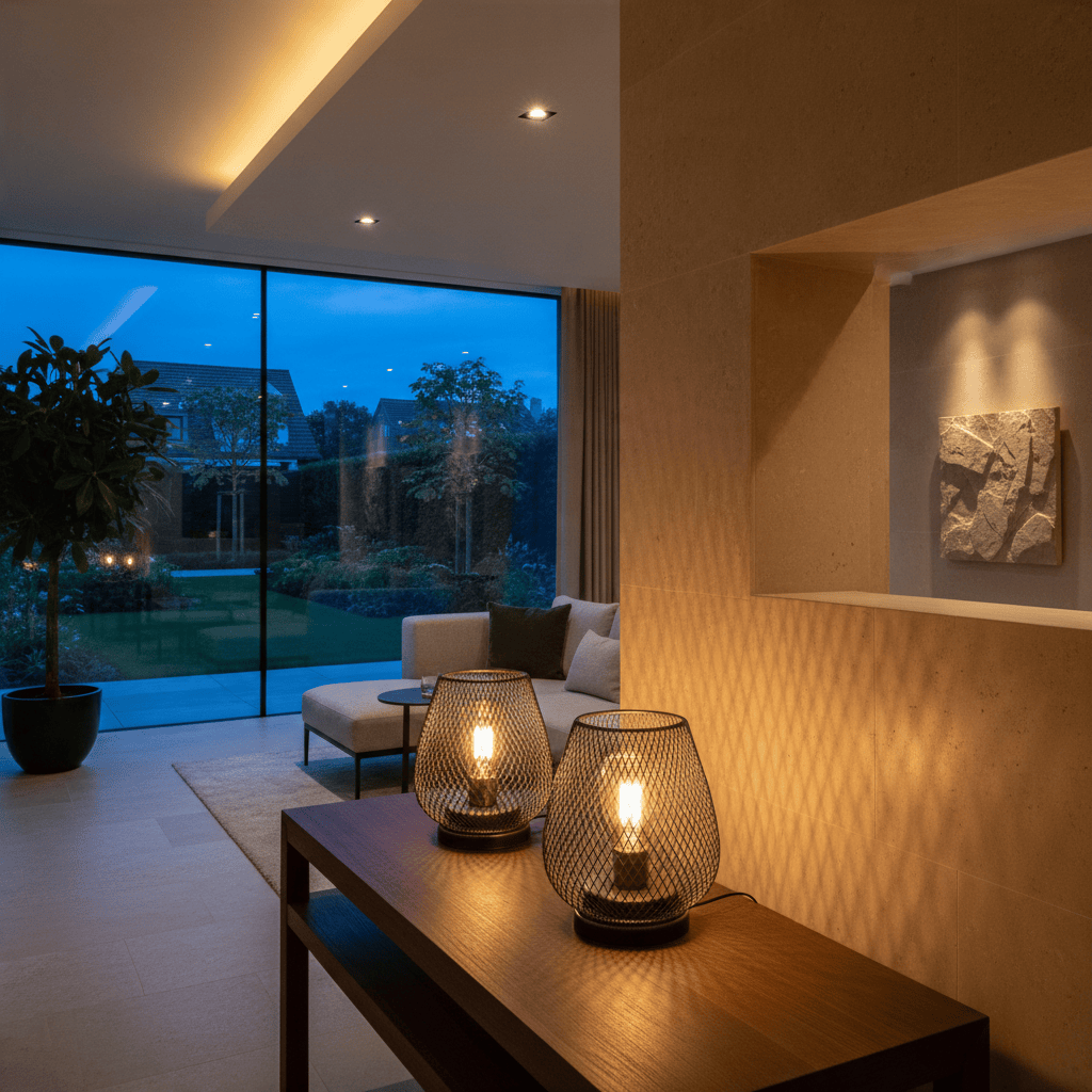 Elvora Table Light | Portable Cordless LED Metal Cage Design