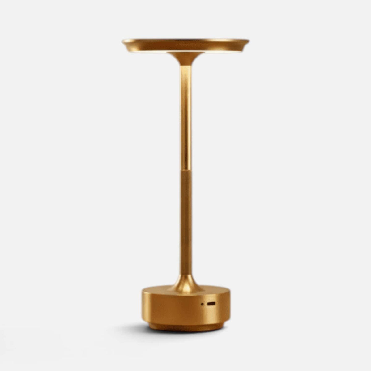 Elvora Table Light | Portable Round Disc Design