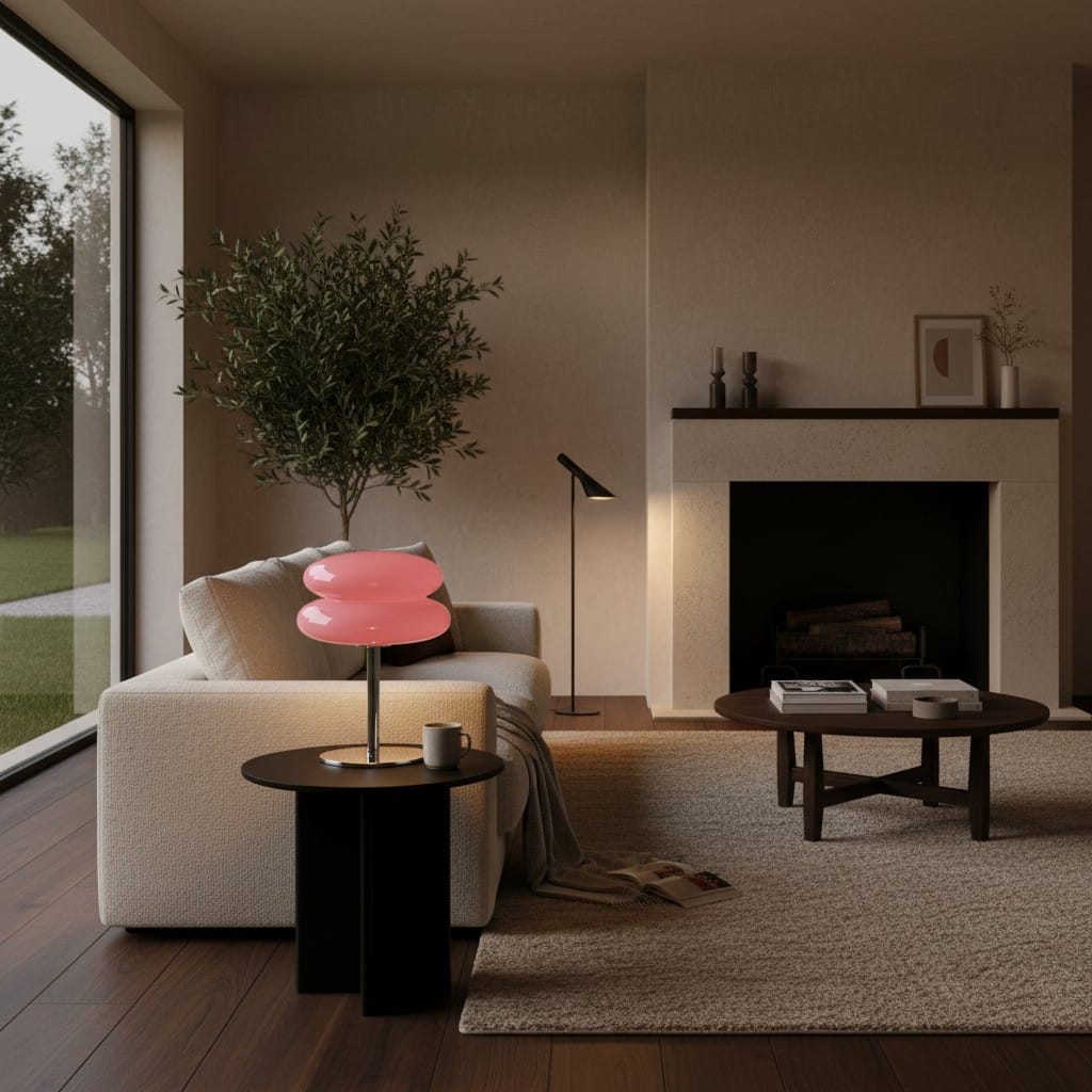 Elvora Table Light | Stacked Glass Disc Design