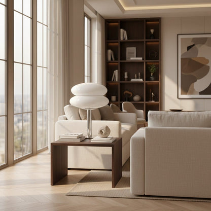 Elvora Table Light | Stacked Glass Disc Design