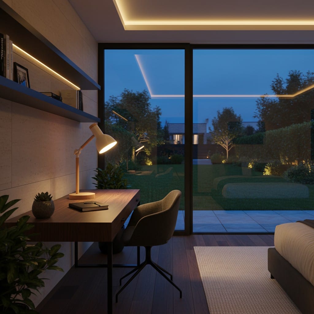 Elvora Table Light | Wooden Stand Task Design