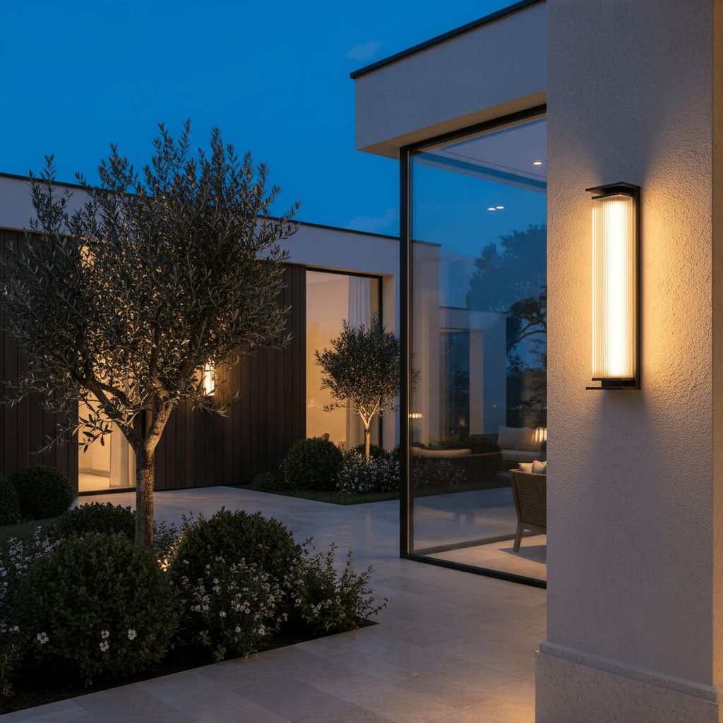 Elvora The Obelisk Outdoor Wall Light
