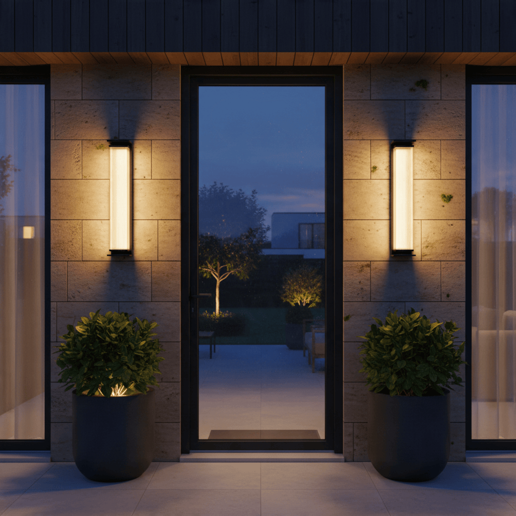 Elvora The Obelisk Outdoor Wall Light