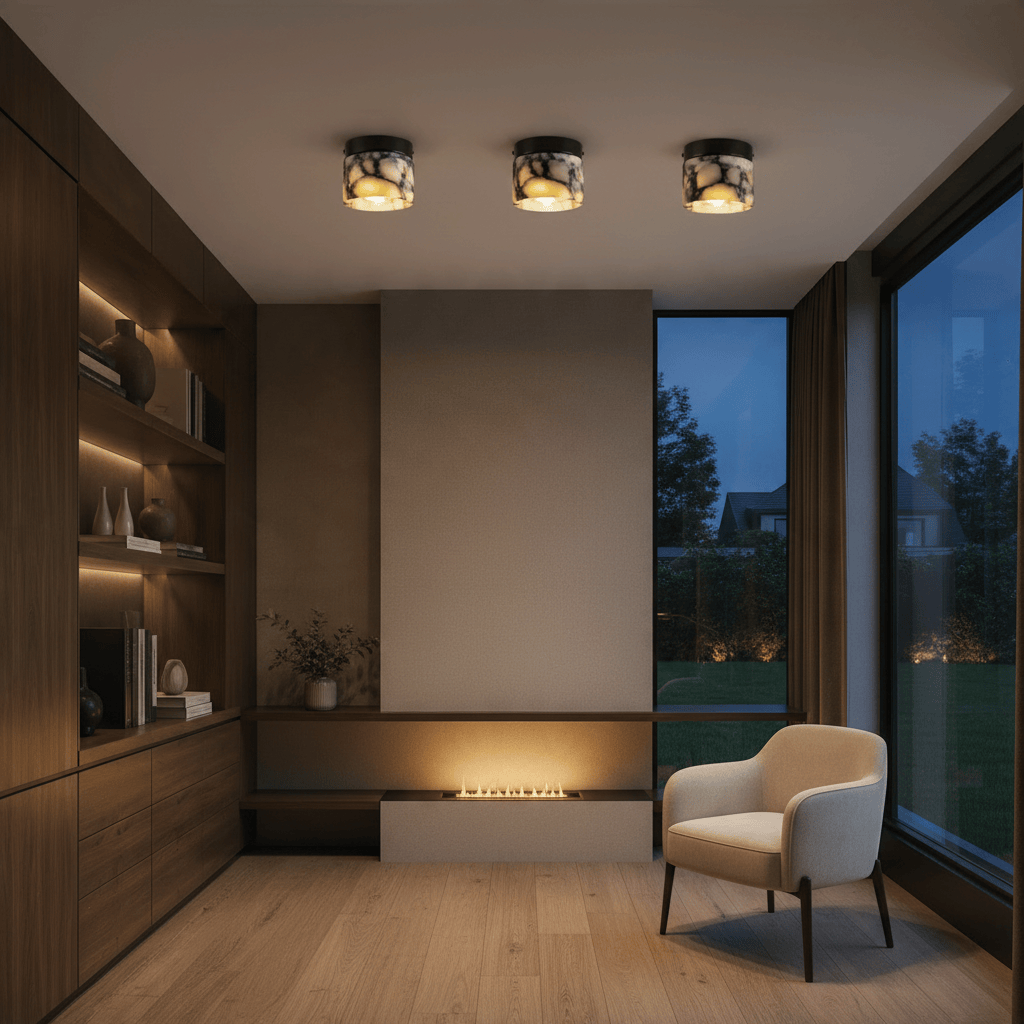 Elvora The Sable Ceiling Light