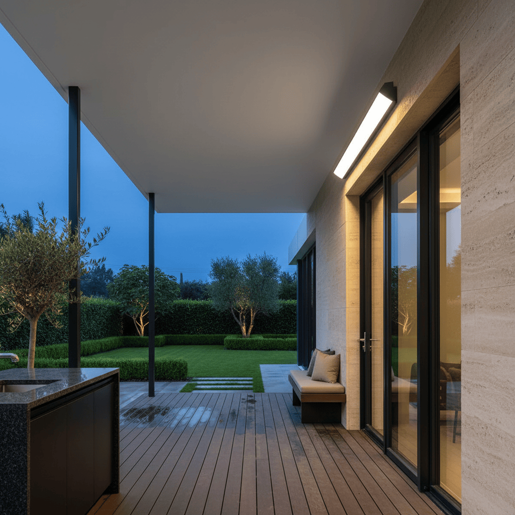 Elvora Wall Light | Angled Diffuser Outdoor Design
