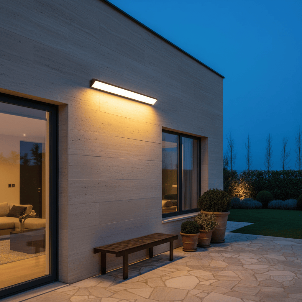 Elvora Wall Light | Angled Diffuser Outdoor Design