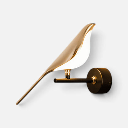 Elvora Wall Light | Bird Shape Brass Design
