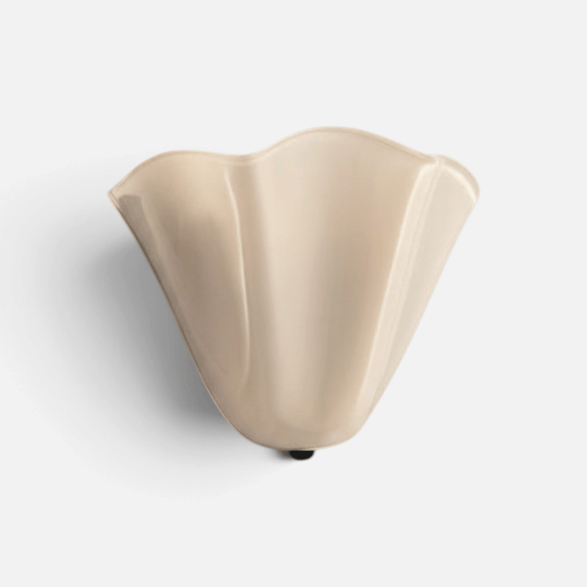Elvora Wall Light | Blown Glass Aged Brass Floral Design