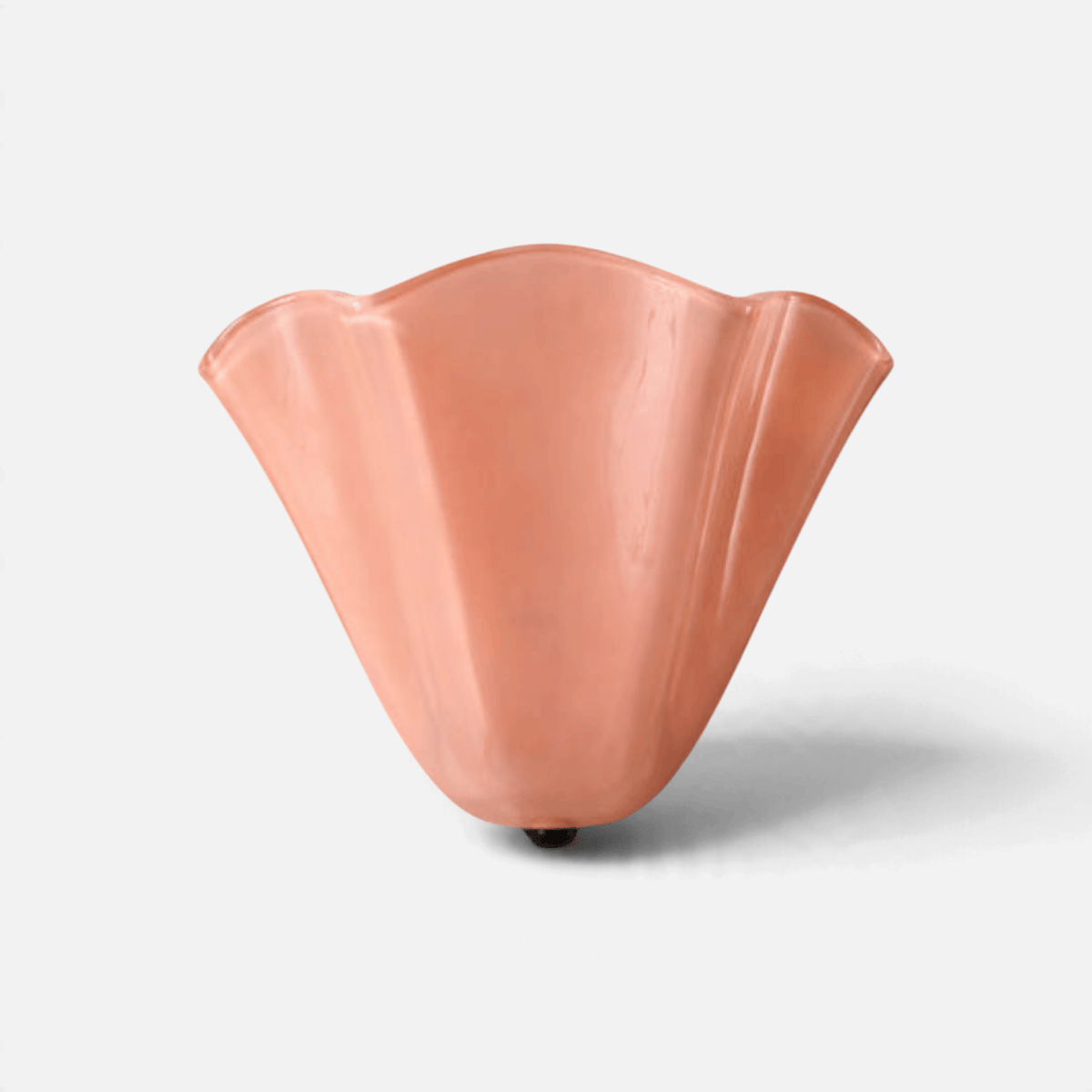 Elvora Wall Light | Blown Glass Aged Brass Floral Design