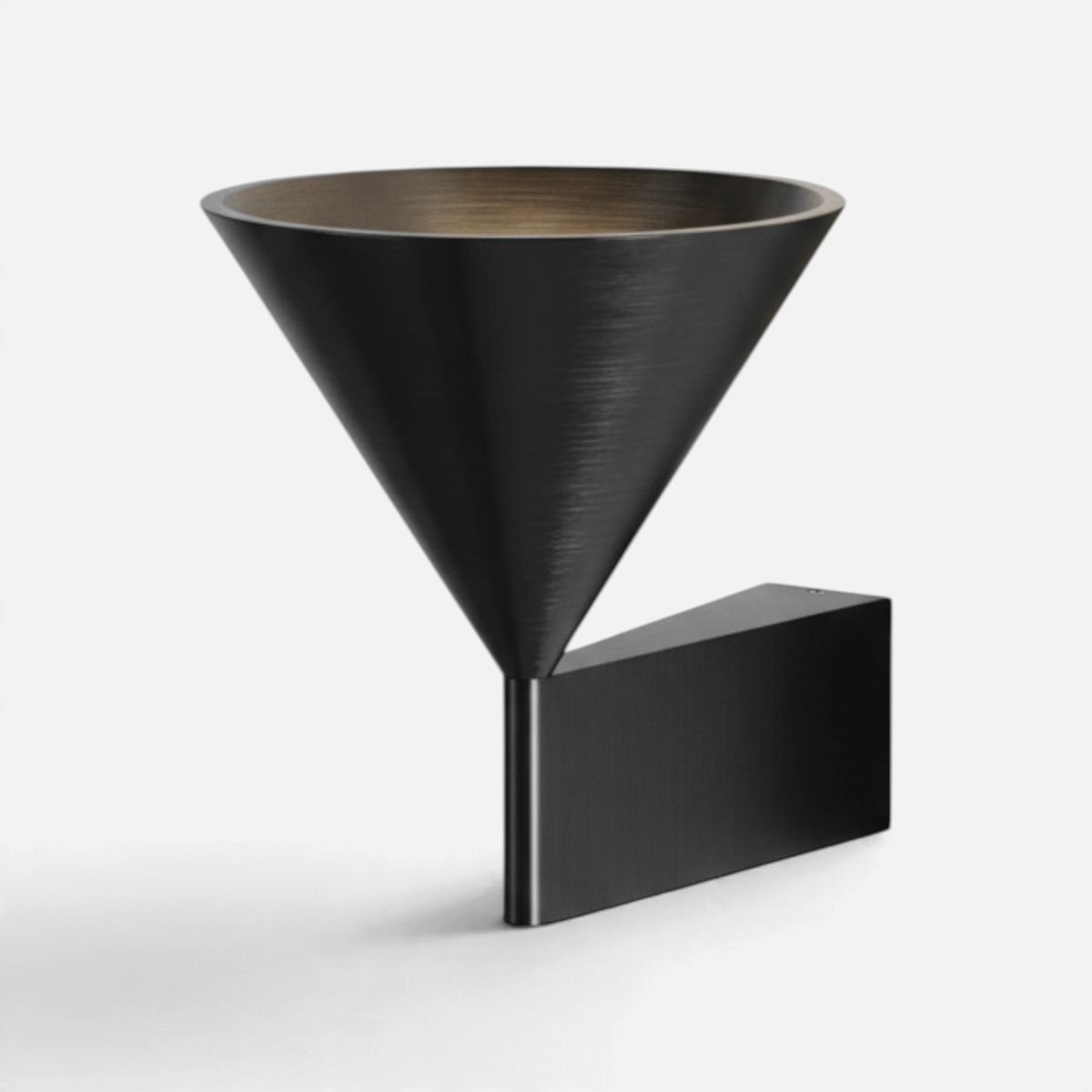 Elvora Wall Light | Brushed Aluminium Conical LED Design