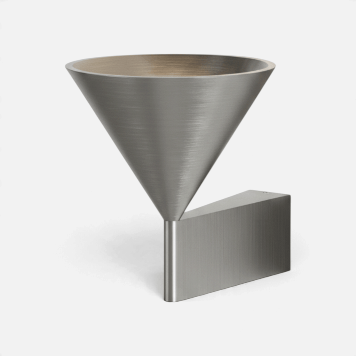 Elvora Wall Light | Brushed Aluminium Conical LED Design