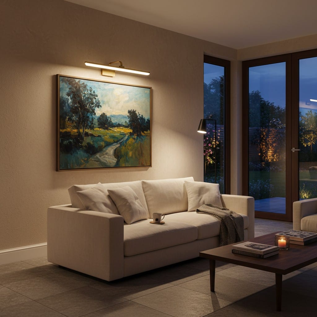 Elvora Wall Light | Gold Linear Mirror Light