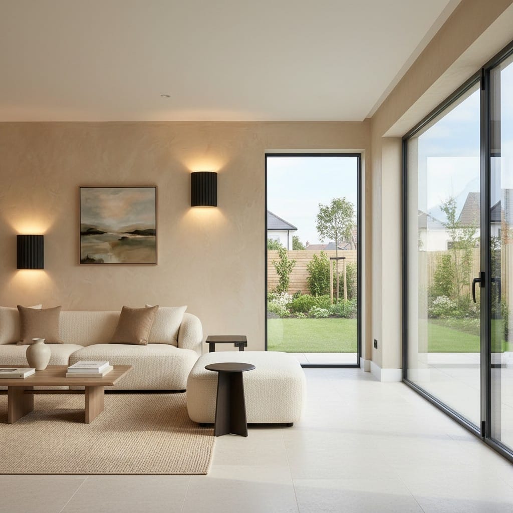 Elvora Wall Light | Grooved Column Wall Sconce