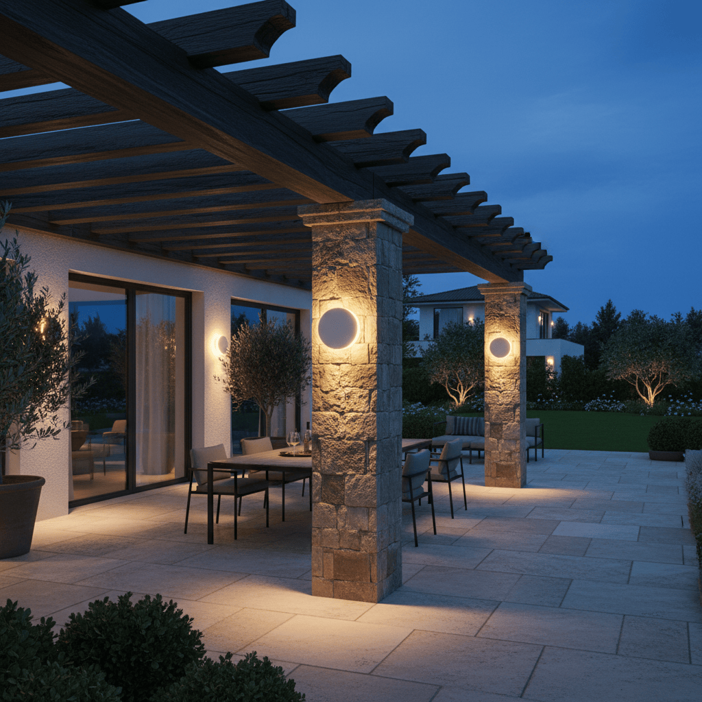 Elvora Wall Light | Minimalist Disc Halo Lamp