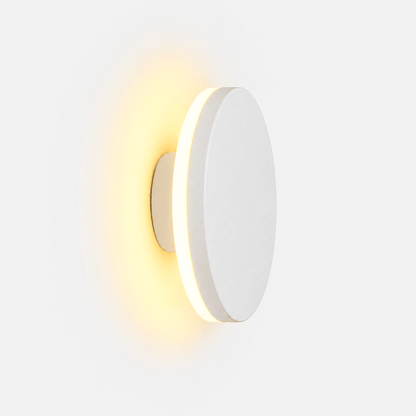 Elvora Wall Light | Minimalist Disc Halo Lamp