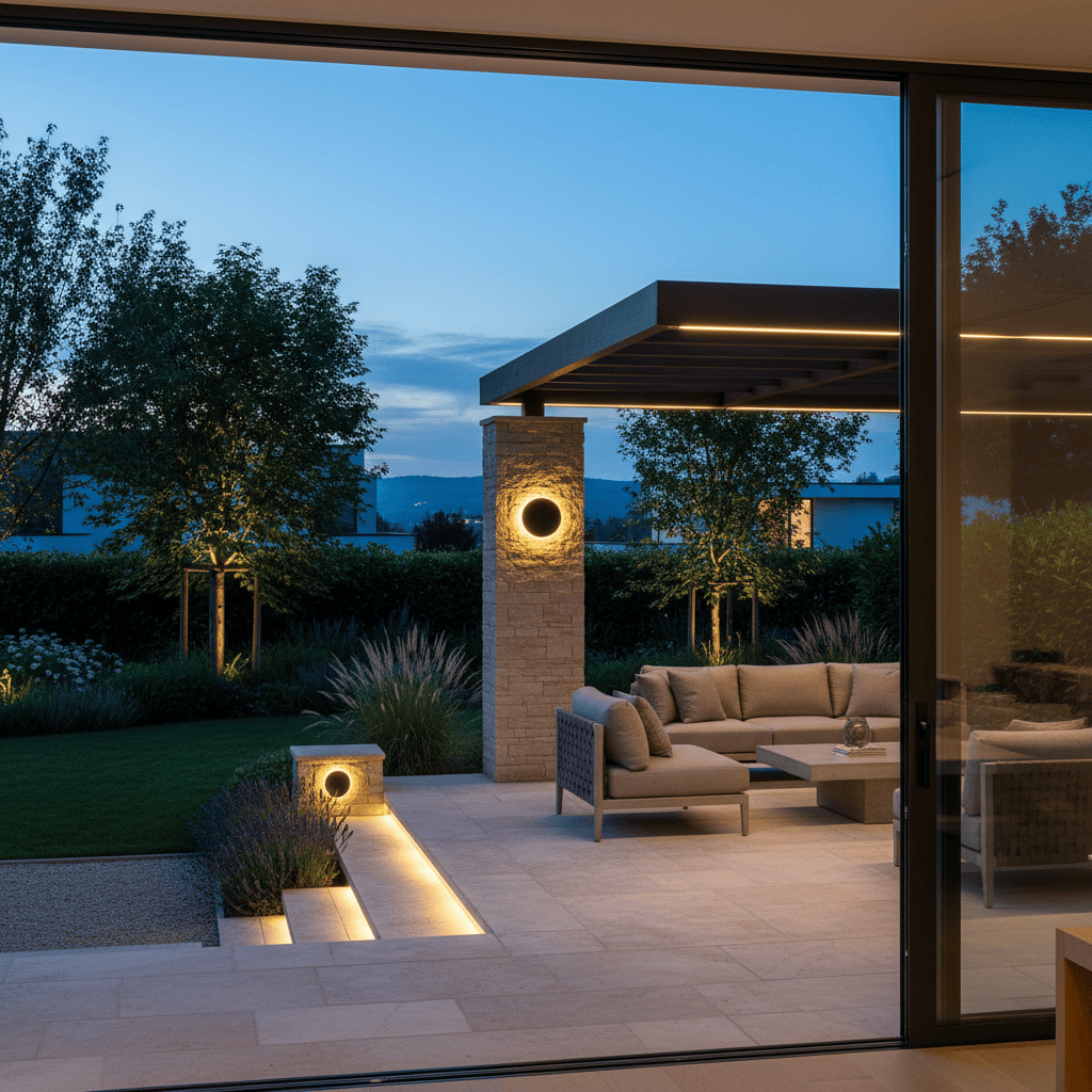 Elvora Wall Light | Minimalist Disc Halo Lamp