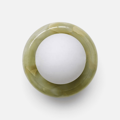 Elvora Wall Light | Natural Stone Ring Design