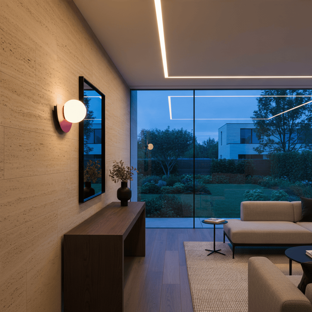 Elvora Wall Light | Nordic Semicircle Minimalist LED Design