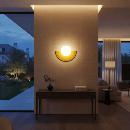 Elvora Wall Light | Nordic Semicircle Minimalist LED Design