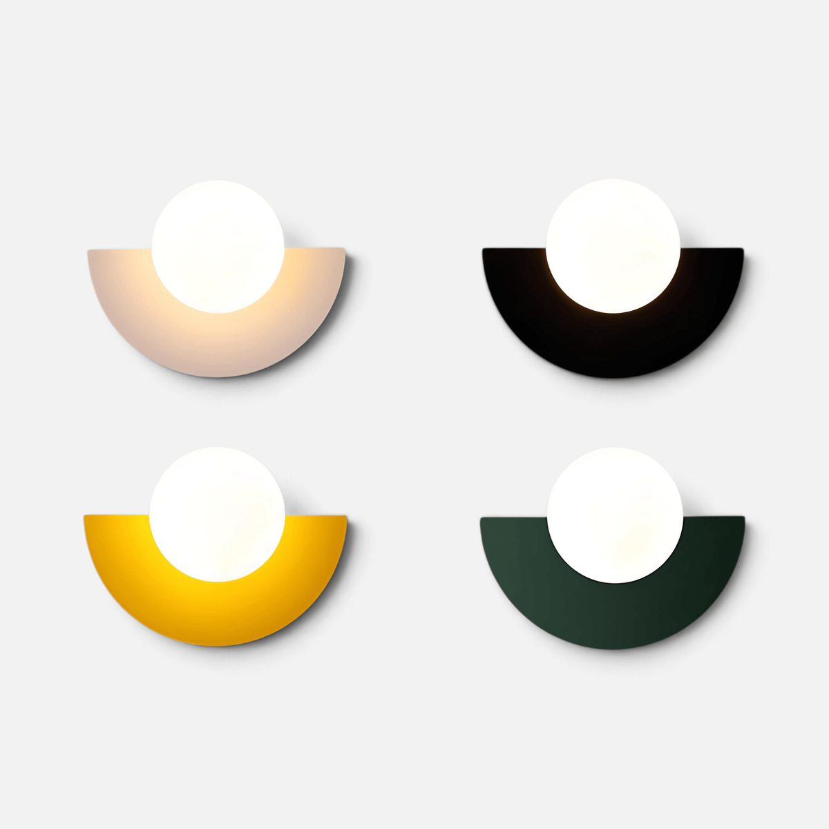 Elvora Wall Light | Nordic Semicircle Minimalist LED Design