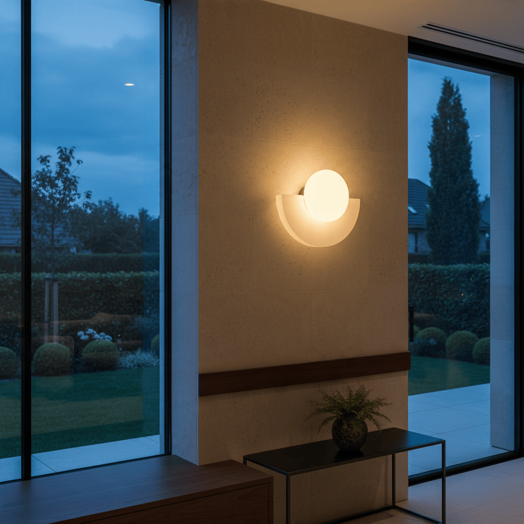 Elvora Wall Light | Nordic Semicircle Minimalist LED Design