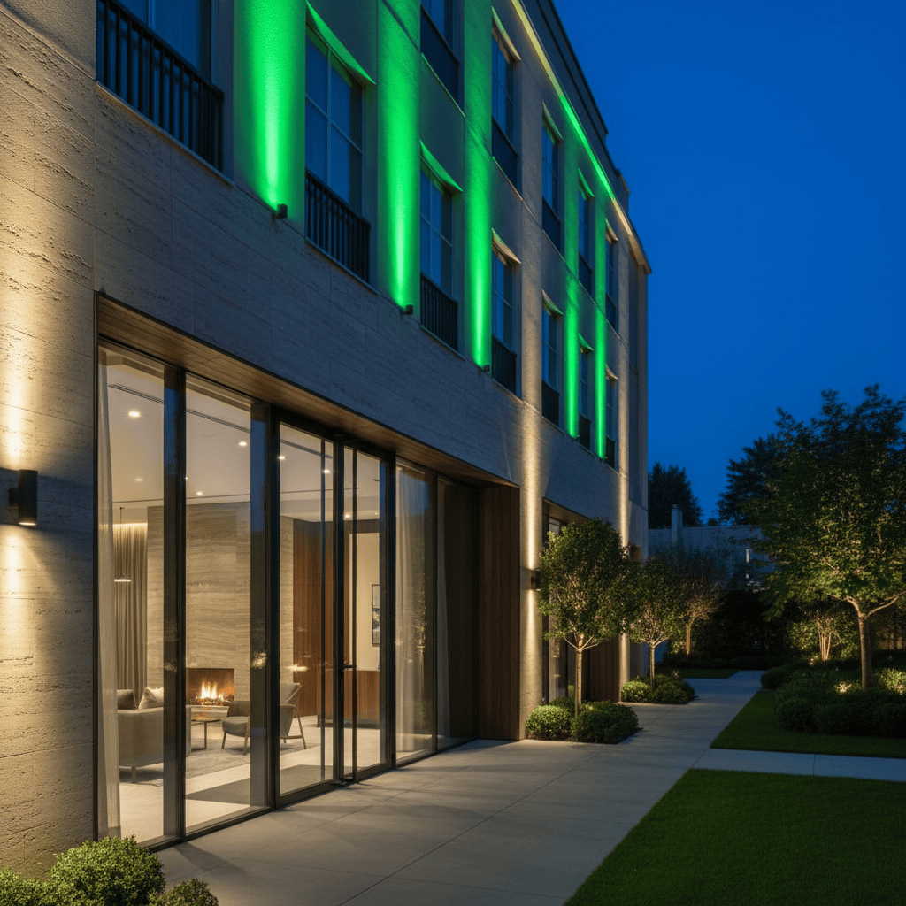 Elvora Wall Light | Outdoor Facade Uplight Design