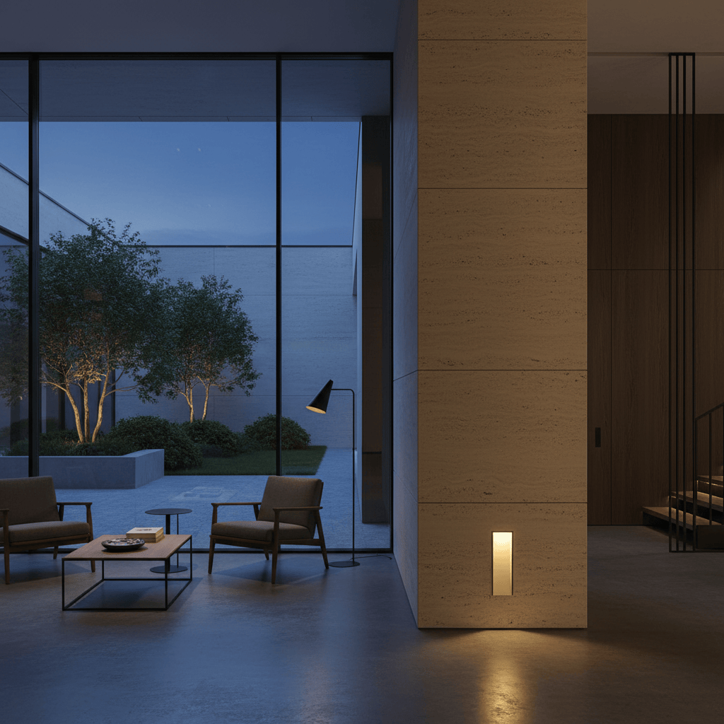 Elvora Wall Light | Recessed LED Stair Design
