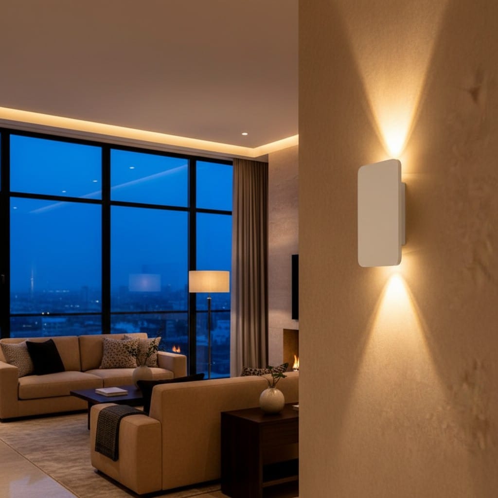 Elvora Wall Light | Rectangular Up Down Design