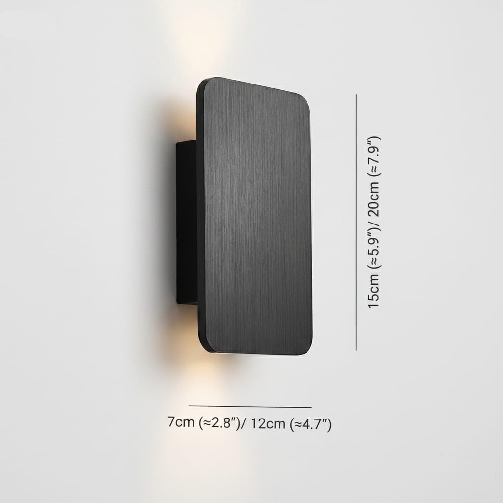 Elvora Wall Light | Rectangular Up Down Design