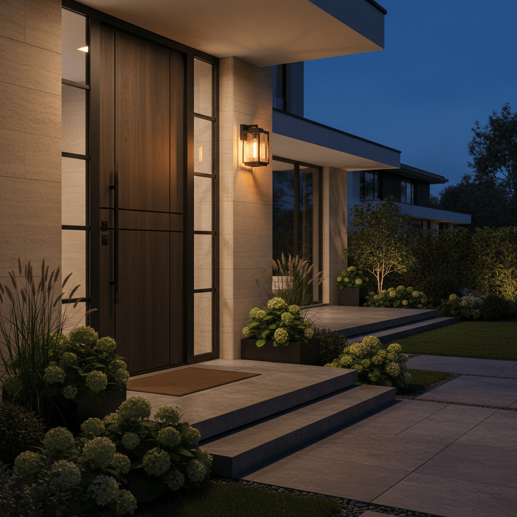 Elvora Wall Light | Ribbed Glass Lantern Design