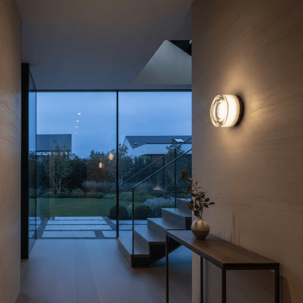 Elvora Wall Light | Round Glass Dome Design