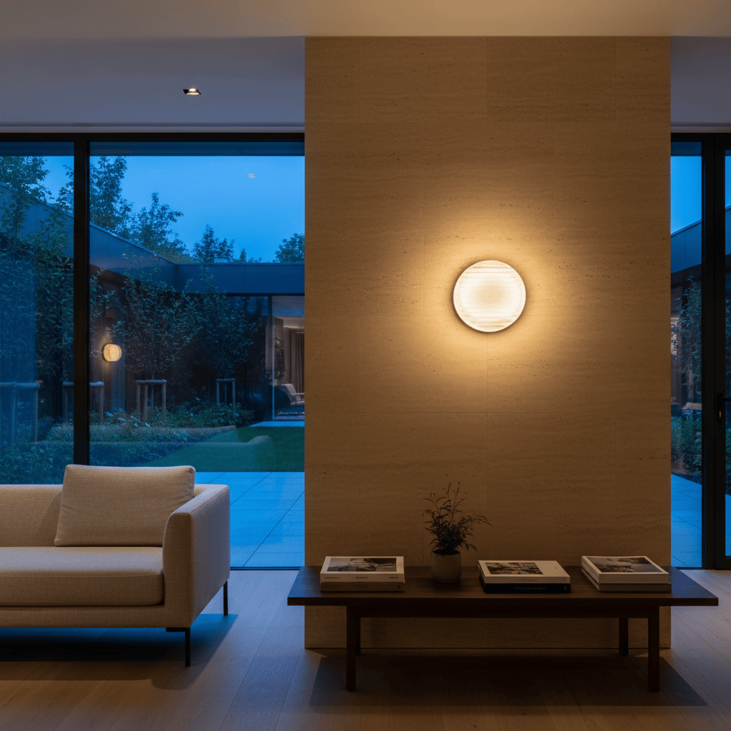 Elvora Wall Light | Round Glass Dome Design